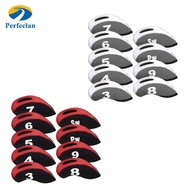 Perfeclan 9 Pieces Iron Headcovers for Golf Clubs Golf Iron, Protective Sleeve, , Golf Iron Head Cov