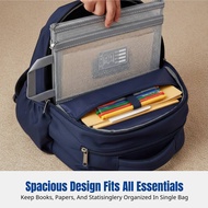 Thickened Mesh Subject Organizer, Double-Layer Document Bag, Transparent Letter-Size Pouch for Schoo