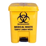 Biohazard Waste Treatment 10 Liter Medical Waste/ Tong Sampah Bertutup Tong Sampah