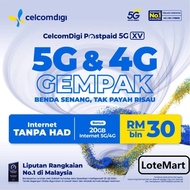 [ReadyStock] CELCOMDIGI POSTPAID 5G XV NEW PLAN - COVERAGE DIGI & CELCOM - KEKAL NOM LAMA SAHAJA