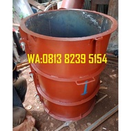 Cetakan Buis Beton Sumur Resapan Ukuran Diameter 100 cm x Tinggi 50 cm - Jual Cetakan Gorong-Gorong 