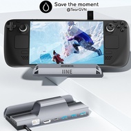 Dock xuất hình HDMI IINE bằng hợp kim nhôm cho ROG Ally & X / Steam Deck & OLED / Nintendo Switch /
