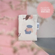 Molly Trio Snap Pouch / Handmade Pouch Card Holder