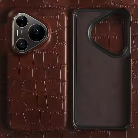 Premium Crocodile Leather Case for Huawei Pura 90 Pro Max 80 70 Ultra P60 Pro P50 Mate 80 RS 70 60 5