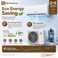 INVERTER AIR-CONDITIONER WALL MOUNTED 1.0HP-1.5HP SERIES (3/4/5 STAR) AIRCOND 24hr Timer Smart Mode 