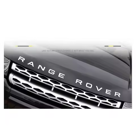 RANGE ROVER letter emblem car stickers for LAND ROVER RANGE ROVER Evoque accessories front cover lab