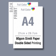 A4 Flyer Letterhead Printing Leaflet ( 21cm x 29.7cm ) Brochure Paper Online Printing Simili Art Pap
