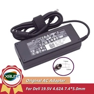 Original 19.5V 4.62A 90W AC Adapter Charger For DELL 14R 15R 552 7520 14Z 17R 5720 E6400 E7440 lapto