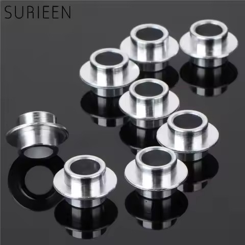 SURIEEN 8Pcs/Lot Aluminium Skate Bearing Spacers Skate Wheel Replacement Bearing Bushing For Roller 
