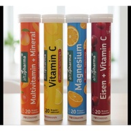 Altapharma Effervescent Water Soluble Tablets – Multivitamins, Vitamin C, Magnesium & Iron Made in G