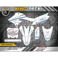 Decal STICKER DTRACKER DECAL KLX BF DECAL STICKER KLX BF FULL BODY