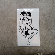 Tato Temporer Sad Girl Wanita Temporary Tattoo Tahan Air Aesthetic estetik Cewe korea Cod StikerTato