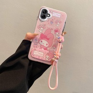 Kawaii Pastel Print Transparent Phone Case suitable for Samsung Galaxy A06 4G A06 5G M06 F06 5G cart