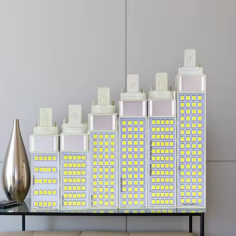 LED Bulbs E27 5050 PL LED Bulbs 5W 7W 9W 11W 13W 15W E27 G24 G23 Corn Bulb Lamp Light SMD Spotlight 