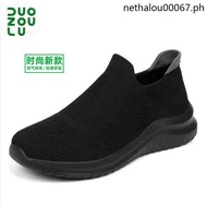 · Ai Foot More Walking Shoes duozoulu Official Flagship Men's Women's Shoes Lightweight Running Shoes Lazy Slip-On Casual Shoes