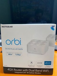 Netgear orbi 4g lbr1020 lte router satellite p HUAWEI b818-263覆蓋2800尺豪宅