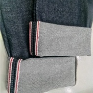 BLEU INDIGO SELVEDGE DENIM || SELVEDGE DENIM ACCENT JEANS DENIM SELVEDGE