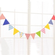 Triangular flag banner Triangular flag/ Triangular banner/ Birthday party banner/ HBD banner/ Flag T