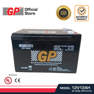 GP Back Up Battery 12V 12AH Rechargeable Sealed Lead Acid VRLA Battery