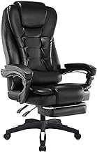 Boss Chair Office Chairs Gaming Chairs with Footrest Height Adjustable PU Leather Home Office Chair Ergonomic Computer Chair Black interesting