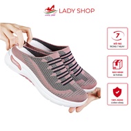 Lady Shop-Women's sports loafers with soft rubber molded sole, comfortable anti-slip walking shoes -