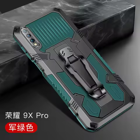 Armor Case for Huawei Honor 9X Case Shockproof Belt Clip Holster Cover For Honor 9X Global Honor9X 9