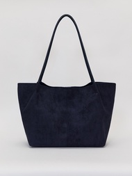 [GWP] - Pomelo Suede Tote Bag - Navy