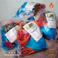 PUTIH Fishing Net 0.20mm x 1-1/2" ~> 4-3/4" x 30MD x 7A / 36mtr | Blue & White Trawl | Ready to Sew 