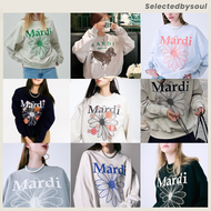 [พร้อมส่ง] Mardi Mercredi Sweat Shirt เสื้อแขนยาว ของแท้100% นำเข้าจากเกาหลี