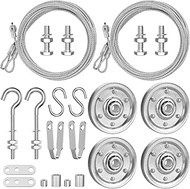 Garage Door Cable Replacement Kit Garage Door Cable Pulley Kit for Overhead Sectional Garage Doors -