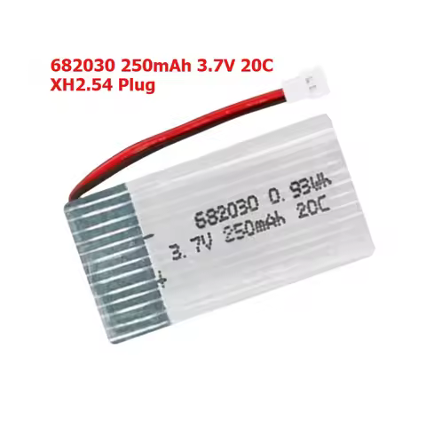 250mAh 20C 3.7V Lipo Battery for X11C MJX X701 U830 FY310 RC Drone 682030 Rechargeable Batteries
