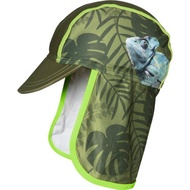 德國PlayShoes 嬰兒童抗UV防曬水陸兩用遮頸帽-變色龍