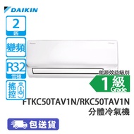 DAIKIN 大金 FTKC50TAV1N/RKC50TAV1N FTKC 康達氣流系列 2匹 變頻 淨冷 分體冷氣機 大金冷氣康達氣流系列/應用康達效應/改變氣流方向/締造氣流柔和均衡的環境