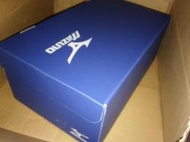 [Ap187] Mizuno美津濃 #7.5 藍色鞋盒{包裝盒/球鞋紙盒(只有盒子，沒有物品)