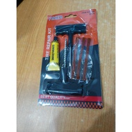 TIRE PATCH Tubeless Tire Patch Tool 1 set Motorcycle Car Tubeless Tire Patch FREED