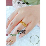 [RG5269] Zhulian Gold Plated Ring / Cincin Love Bintang / New collection