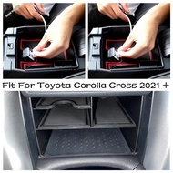 Interior Tidying Accessories Fit For Toyota Corolla Cross 2021 - 2023 Armrest Box Storage Center Container Holder Organi
