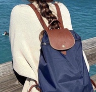 LONGCHAMP Le Pliage Original M Backpack Navy Blue 背囊 背包 雙肩包 1699089P68
