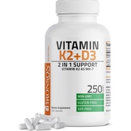 Bronson Vitamin K2 Plus Vitamin D3 (5000 IU) Non-GMO
