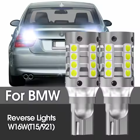 2pcs LED Reverse Light Blub Backup Lamp W16W T15 921 Canbus For BMW E81 E87 E88 E82 E92 E90 E91 E60 