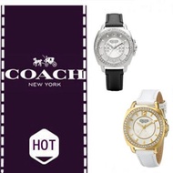 100% Authentic Coach Mini Boyfriend Leather Strap Women's Watch 14503152 14503151