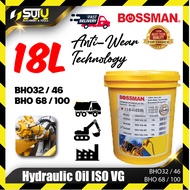 【TOP QUALITY】 BOSSMAN BHO-32 / BHO-46 / BHO-68 / BHO-100 18L Premium Hydraulic Oil ISO VG