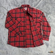 [Preloved] - Kemeja Flanel Outdoor Wego Japan Size M fit L