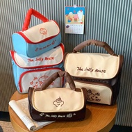 ♞,♘,♙Original Spliced puppy Cosmetic Bag For Women, Large-capacity Portable Partition Storage Bag, P