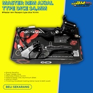 Axial CNC Racepro Brake Master Cylinder Type Dice 14mm 1 Set Right Box Plus Aluminum ClutchKiri for 
