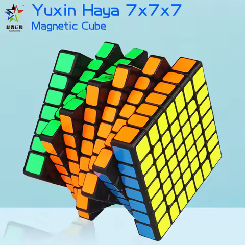 Yuxin Hays 7x7x7 Magnetic Cube Hays M 7x7 Magnets magic Speed Cube Professional Puzzle Cube Educatio
