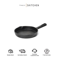 Skitchen Cast Iron Stockholm Skillet/Cast Iron Skillet/Premium Cast Iron Cookware