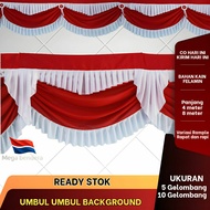 BACKGROUND PENDANT | PALACE BACKGROUND FLAG | 5 WAVES | 8 WAVES