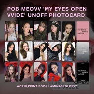 POB MEOVV ‘MY EYES OPEN VVIDE NGY UNOFFICIAL PHOTOCARD Ella Narin Sooin Gawon Anna Grill Ver. Orb Ve