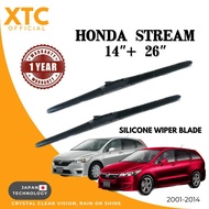 XTC Silicone Car Wiper Blade HONDA STREAM (2001-2014) Japan Technology